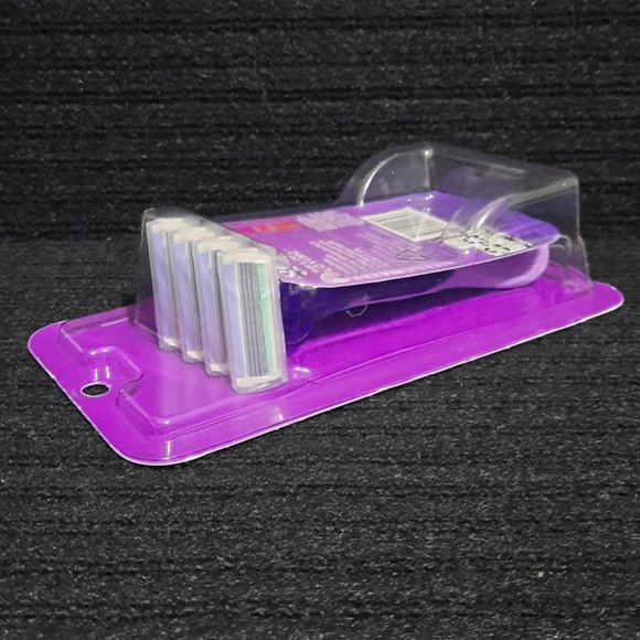 🔴 $ 4.00 Skintimate Women's Razors 3 Blade Razor 4 In Package - Picture 4 of 4